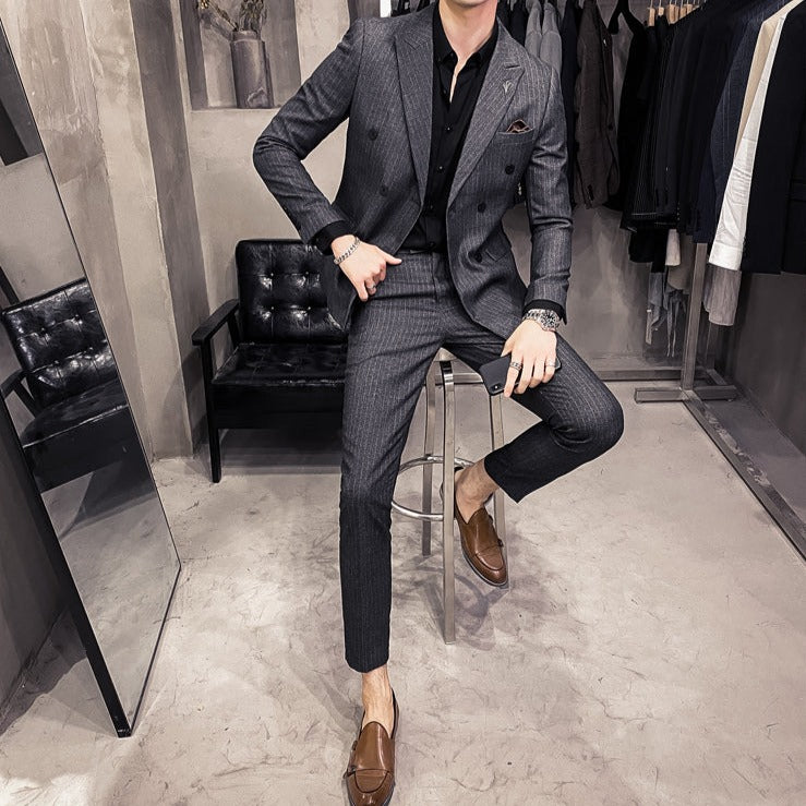 blazer masculino abotoamento duplo www.lojasampaio.com.br