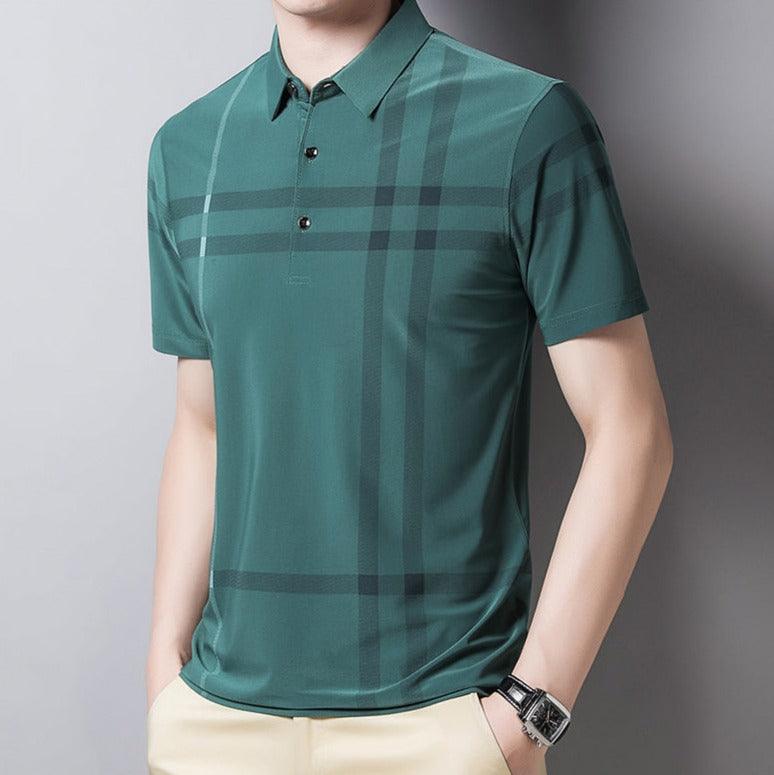 Camisa Masculina Polo com Listras - Loja Sampaio