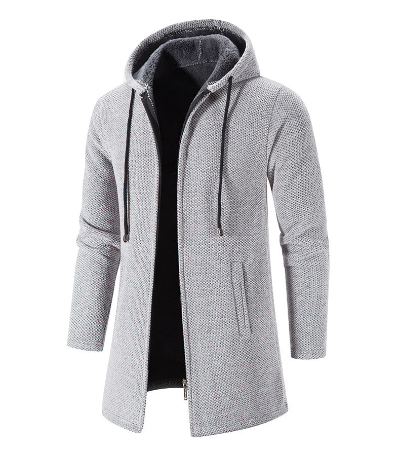 Casaco Longo Masculino com Capuz www.lojasampaio.com.br