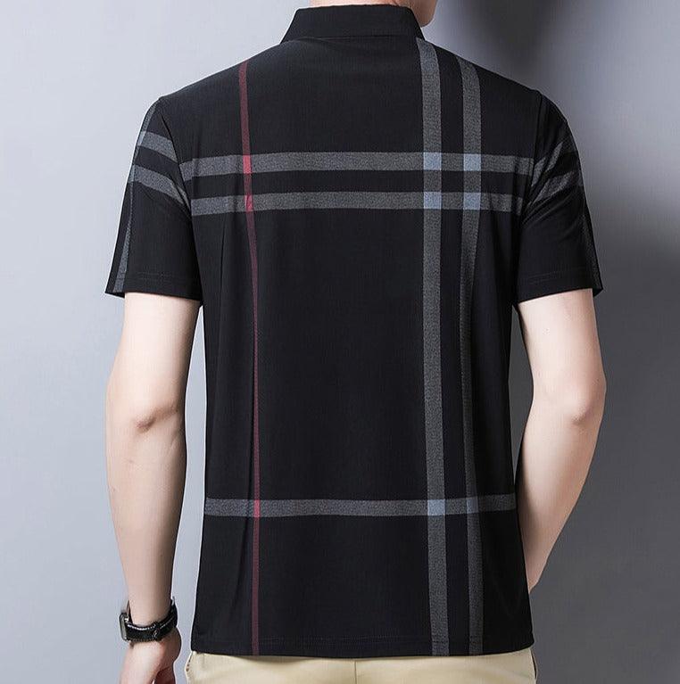 Camisa Masculina Polo com Listras - Loja Sampaio