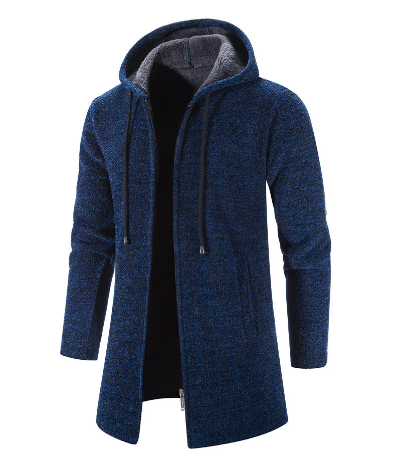 Casaco Longo Masculino com Capuz www.lojasampaio.com.br