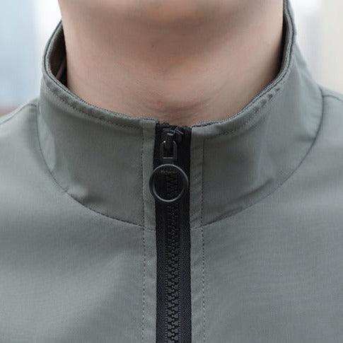 Jaqueta Masculina com Zíper Fashion www.lojasampaio.com.br