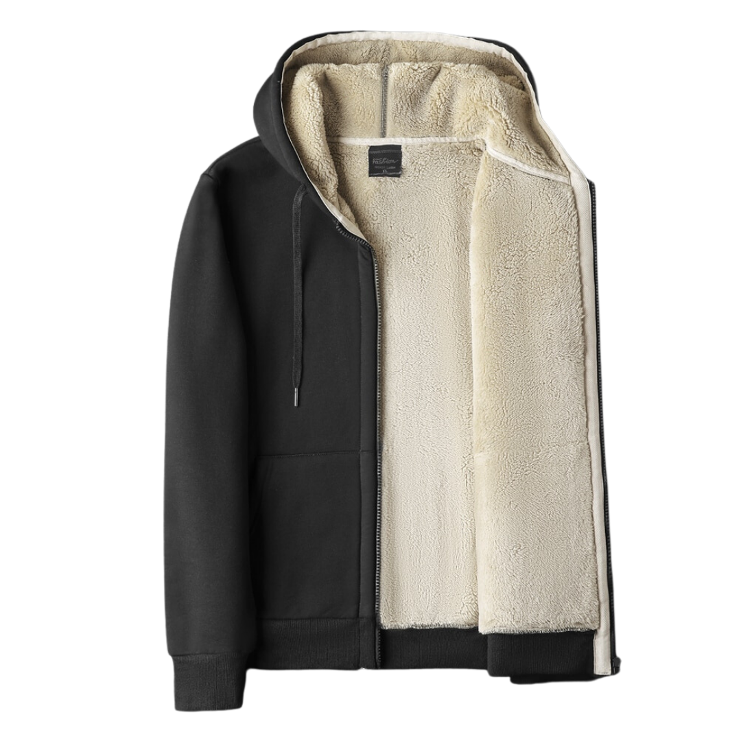 Moletom Masculino Liso com Capuz www.lojasampaio.com.br