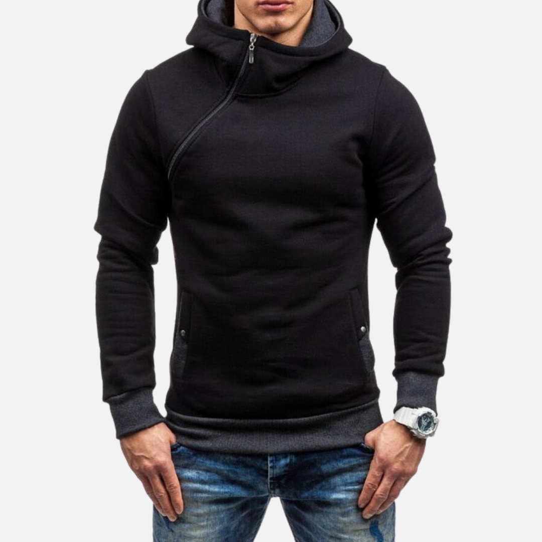 Moletom Masculino Fechado com Capuz www.lojasampaio.com.br