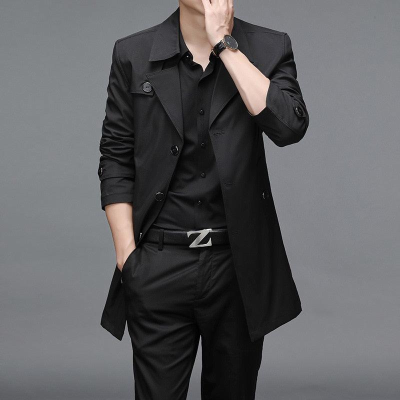 Sobretudo Masculino Elegancy - Preto www.lojasampaio.com.br