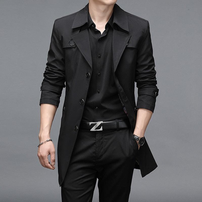 Sobretudo Masculino Elegancy - Preto www.lojasampaio.com.br