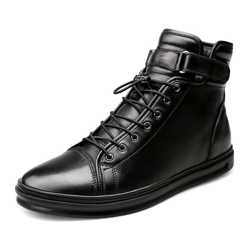 Bota de couro italiano masculino www.lojasampaio.com.br