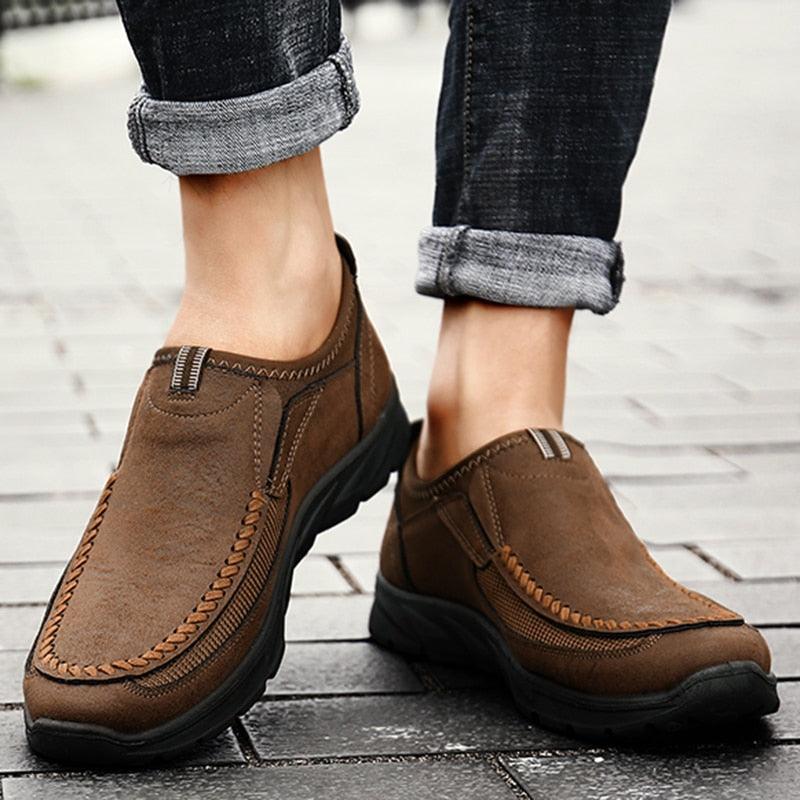 Sapatênis Mocassim Masculino | Respirável e Antiderrapante - Loja Sampaio