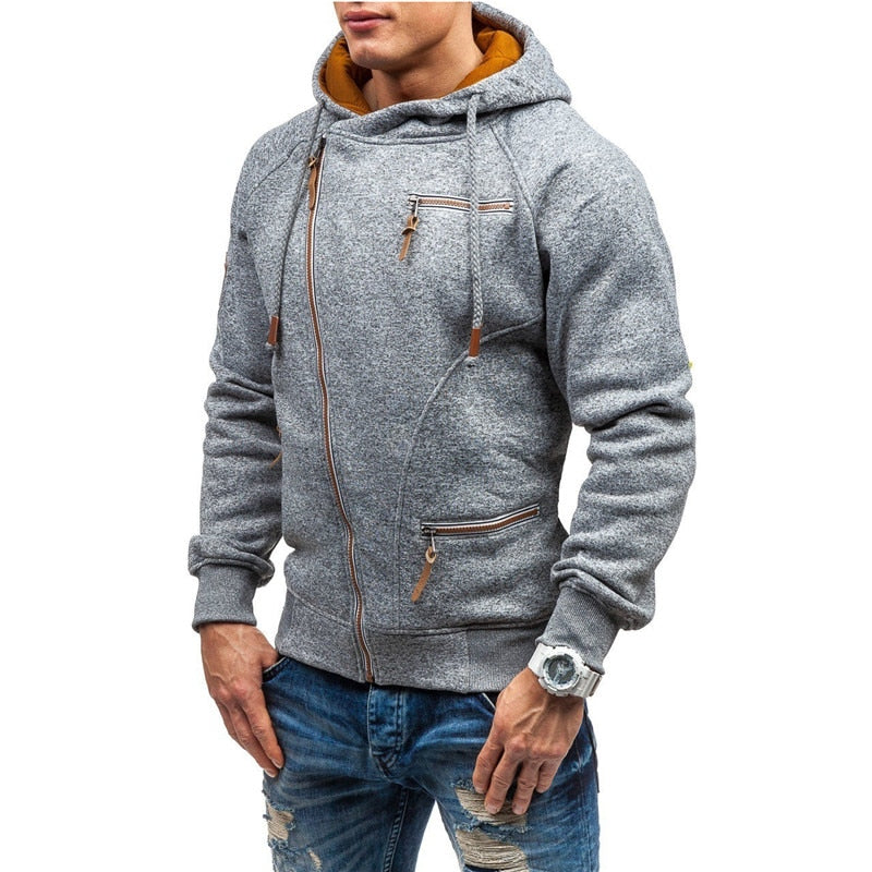 Moletom Masculino com Zíper Daft www.lojasampaio.com.br