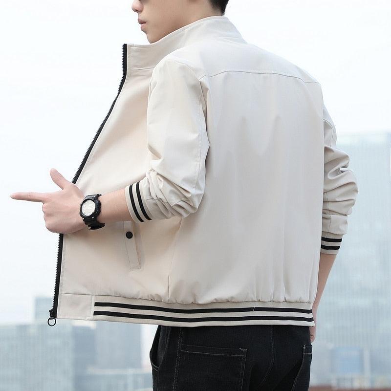 Jaqueta Masculina com Zíper Fashion www.lojasampaio.com.br