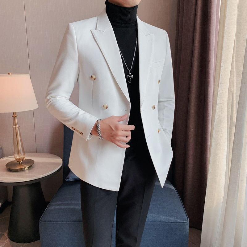 Blazer Masculino Abotoamento Duplo www.lojasampaio.com.br
