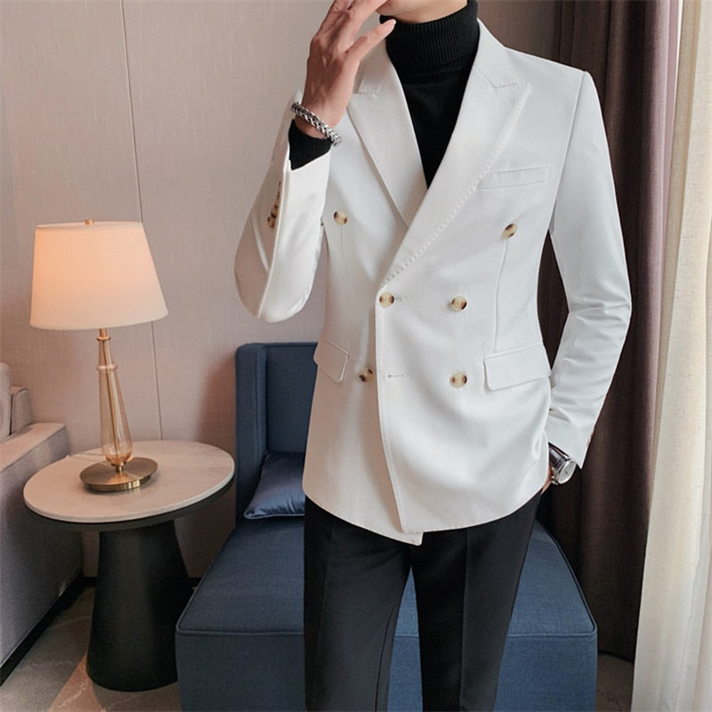 Blazer Masculino Abotoamento Duplo www.lojasampaio.com.br