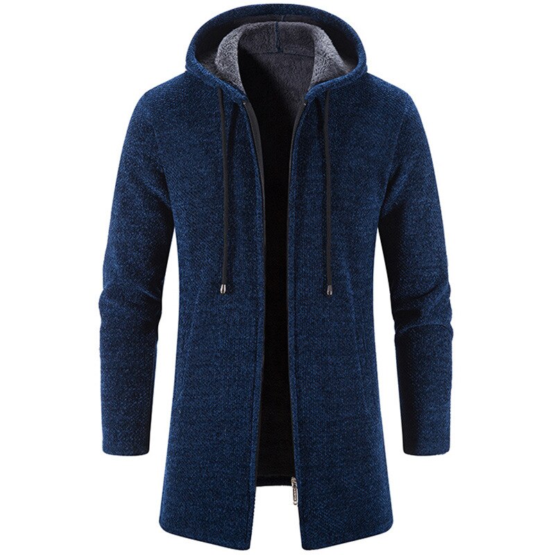 Casaco Longo Masculino com Capuz www.lojasampaio.com.br