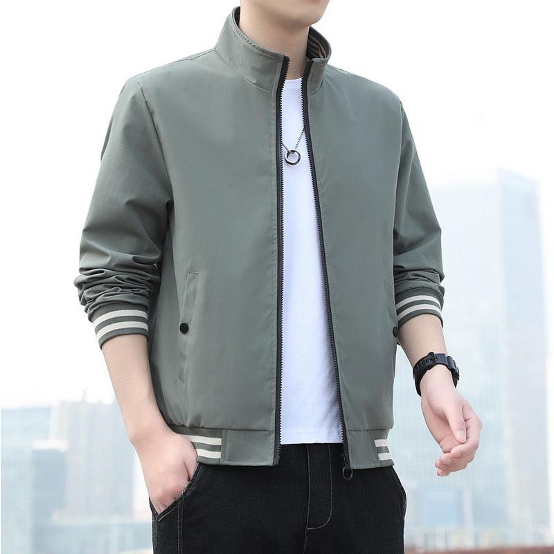 Jaqueta Masculina com Zíper Fashion www.lojasampaio.com.br