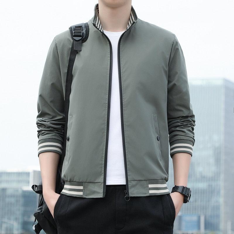 Jaqueta Masculina com Zíper Fashion www.lojasampaio.com.br