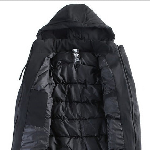 Jaqueta Masculina Longa com Capuz, jaqueta, jaqueta masculina