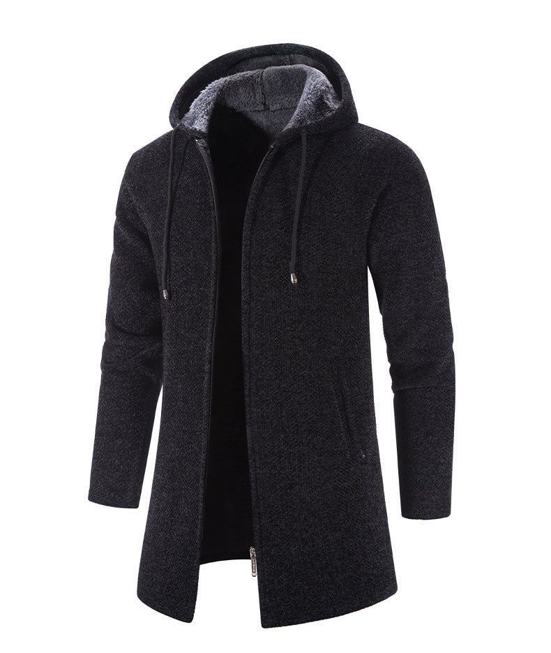 Casaco Longo Masculino com Capuz www.lojasampaio.com.br