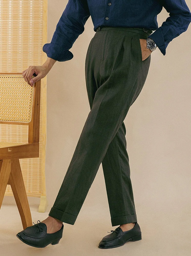 Calça Social de Linho Masculina Sampaio® S1234