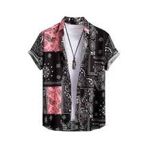 Camisa Masculina Estampada Sampaio Propriá® www.lojasampaio.com.br