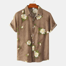 Camisa Masculina Estampada Sampaio Floral® www.lojasampaio.com.br