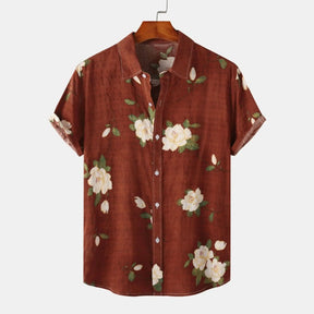 Camisa Masculina Estampada Sampaio Floral® www.lojasampaio.com.br