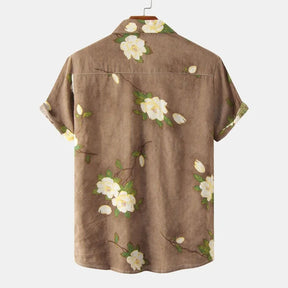 Camisa Masculina Estampada Sampaio Floral® www.lojasampaio.com.br