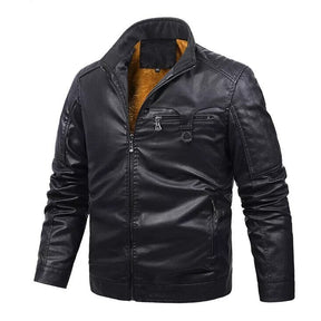 Jaqueta Masculina de Couro Sampaio® S1093 www.lojasampaio.com.br