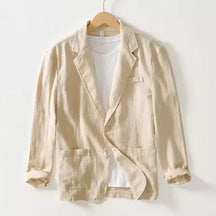 Blazer Masculino de Linho Slim Fit Sampaio® S1046 www.lojasampaio.com.br