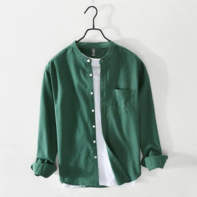 Camisa Masculina Manga Longa Sampaio® S1336 verde