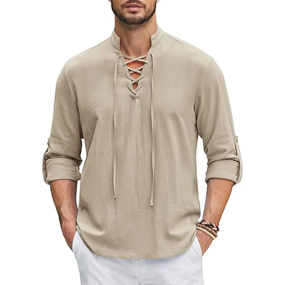 Camisa Masculina de Linho Sampaio® S1154 www.lojasampaio.com.br