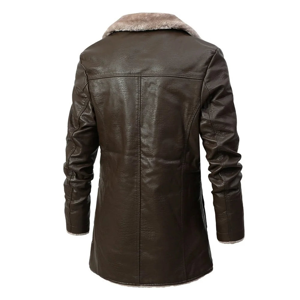 Sobretudo de Couro Masculino Sampaio® S1255 www.lojasampaio.com.br