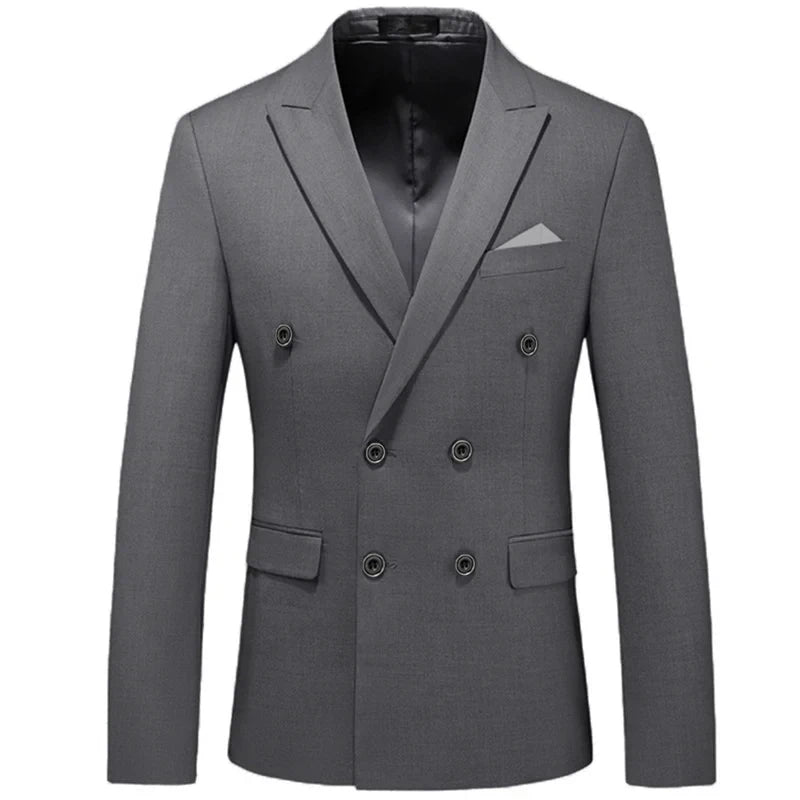 Blazer Masculino Slim Transpassado Sampaio® S1286 www.lojasampaio.com.br