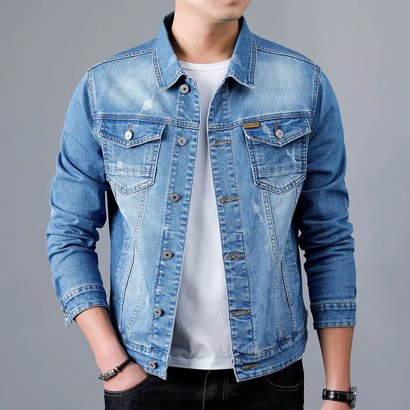 Jaqueta Jeans Denim Masculina Sampaio® www.lojasampaio.com.br