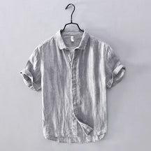 Camisa Masculina de Linho Sampaio® S1171 www.lojasampaio.com.br