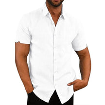 Camisa Masculina de Linho Sampaio® S1159 www.lojasampaio.com.br