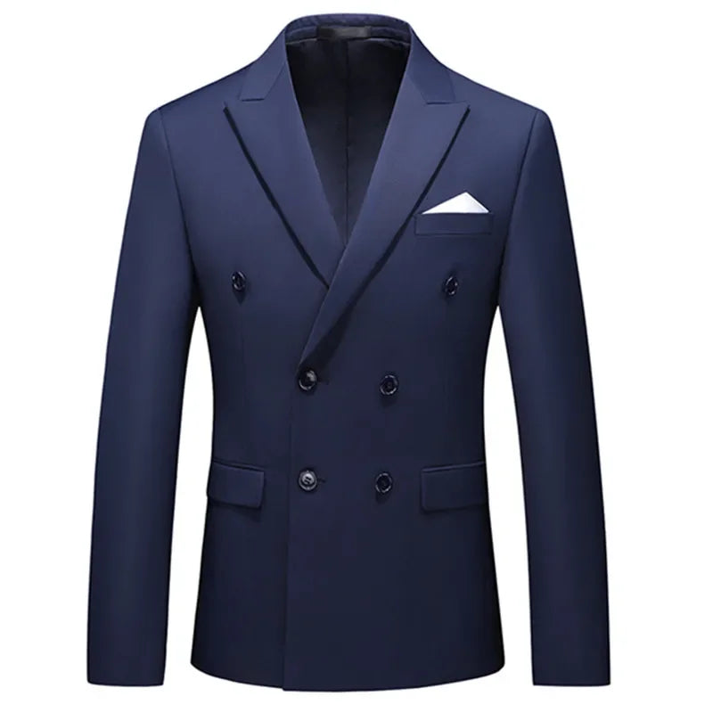 Blazer Masculino Slim Transpassado Sampaio® S1286 www.lojasampaio.com.br