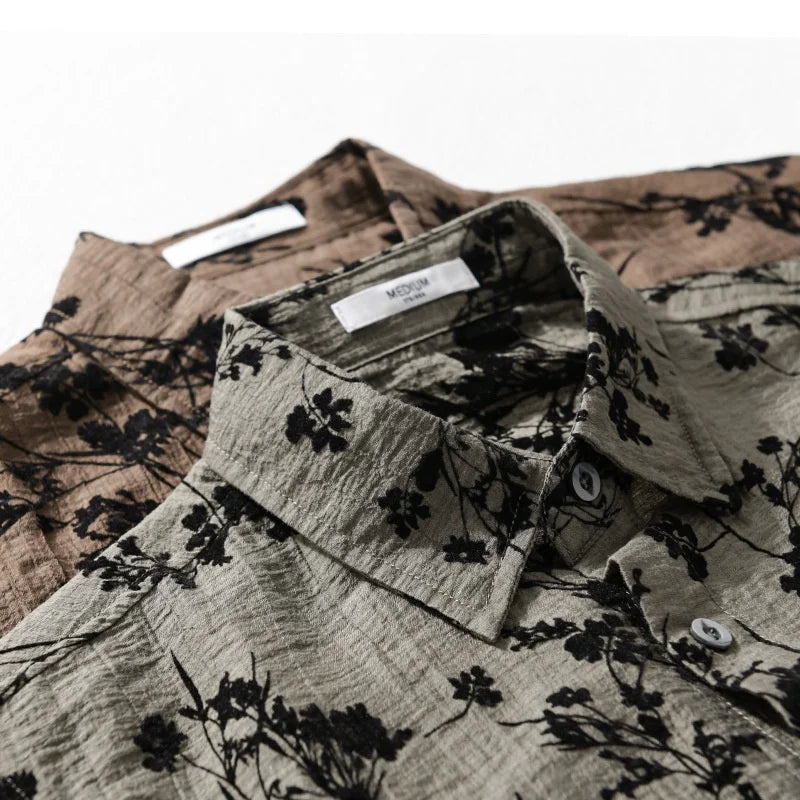 Camisa Masculina Floral Sampaio® S1340