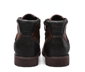 bota de couro masculina www.lojasampaio.com.br