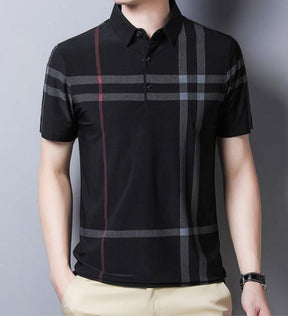 Camisa Masculina Polo com Listras - Loja Sampaio