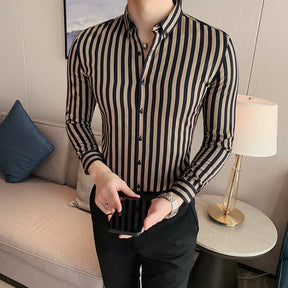 Camisa Social Masculina Stripe, camisa masculina, camisa social masculina