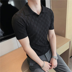 Camisa Polo Masculina Fashion Preto - Loja Sampaio