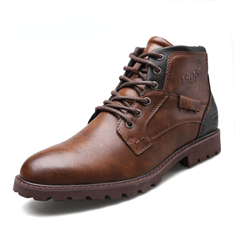 bota de couro masculina www.lojasampaio.com.br