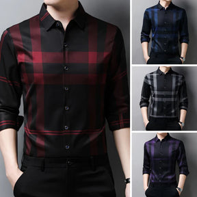 Camisa Masculina Manga Longa Xadrez Premium